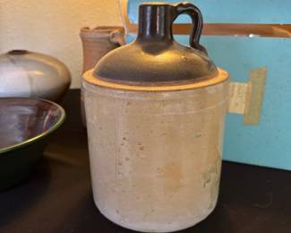 1 Gallon North Star Salt Glaze Red Wing Crock Jug 