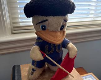 vintage donald duck plush matador 