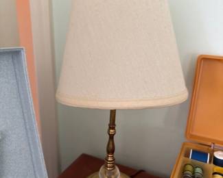 brass base table lamp