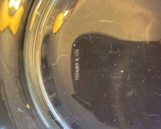 tiffany and co crytal bowl 