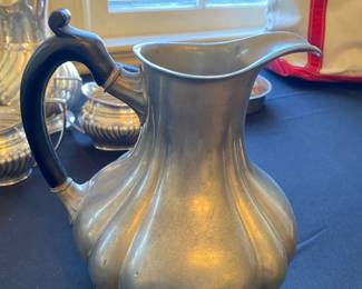 antique pewter jug 18th century