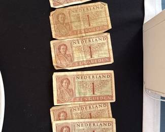 1 Gulden banknotes from Netherlands - 1949