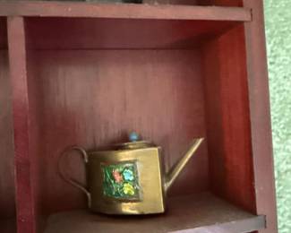 chinese enamel brass water dropper 