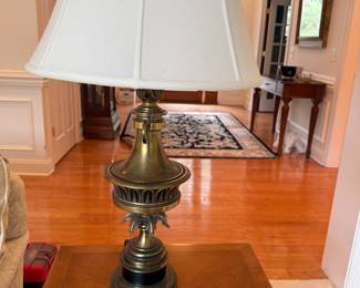 Pair of 1960's Stiffel Brass Lamps 