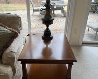 Pair of Heritage Side Tables 24"w x 28"d x 22" h 