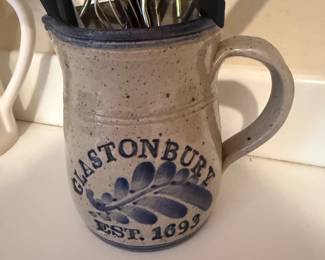 Gastonbury Salt Glazed Pitcher, England EST 1693
