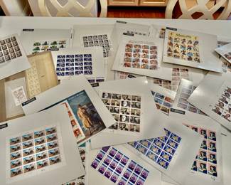 Boxes of New Usable stamps