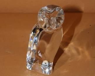 Baccarat Owl 4"