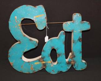 17" x 20" Metal (Eat) Sign