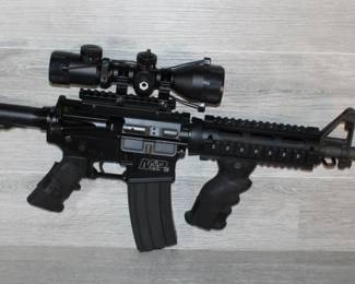 Smith & Wesson M & P-15 5.56mm Rifle SN 15225  w/ Varska Scope, extended length 36", barrel 18"  *ATF LAWS APPLY**