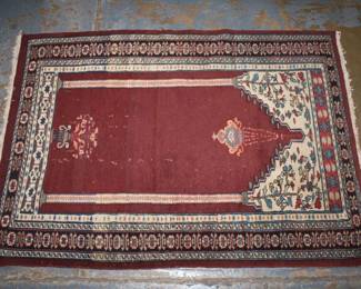 Turkish Prayer Rug 37" x 53"