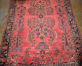 Salmon Color Persian rug, tight weave 4.2' x 6'