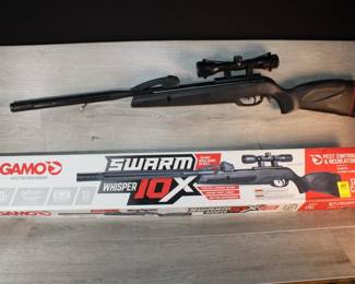 Gamo Swarm 10X Air Rifle w/ scope in box L3