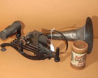 Graph of Phone? w/ cylinder player approx 12" long  L4