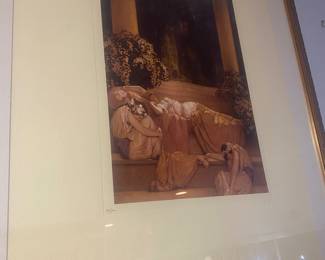 Maxfield Parrish limited edition with family seal 