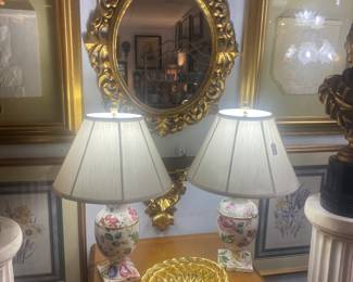 Pair of Brad Burn  lamps 