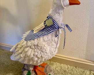 Sporting her "March 2002" outfit!