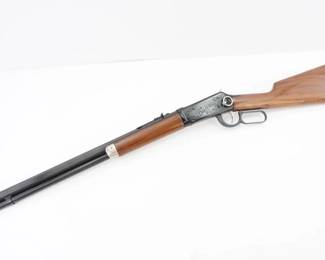 Make: Winchester
Model: Buffalo Bill
Caliber: 30-30 WIN
Action: Lever
Barrel: 20
Bore: Bright
Serial # WC23966
Condition: Great
The Winchester Buffalo Bill Commemorative 30-30 WIN rifle features an engraved receiver, octagonal barrel, and a coin inset in the stock honoring Buffalo Bill Cody. Produced in 1968 to celebrate Cody's legendary Wild West legacy, this lever-action rifle exemplifies Winchester's craftsmanship. Renowned for its smooth operation and historical significance, it remains a collector's item, evoking the spirit of the American frontier and the cultural influence of Buffalo Bills iconic traveling shows. Please see photos.
