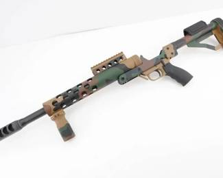 Make: SERBU FIREARMS
Model: RN-50
Caliber: 50 BMG
Action: Break Open
Barrel: 20.5
Bore: Minty
Serial # R2613
Condition: New
The SERBU FIREARMS RN-50 BMG, produced from 2019 to 2021, boasts a robust fore grip and a precision-engineered 1/15th twist barrel for optimal stability and accuracy with .50 caliber rounds. Celebrated for its dependable performance, it featured prominently in advanced tactical training and national security demonstrations, earning its place as a culturally significant piece among modern firearms enthusiasts and collectors. Please see photos.