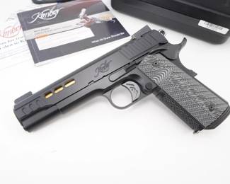 Make: Kimber
Model: Rapide
Caliber: 45 ACP
Bore: Shiny
Serial # K875915
Condition: Very Good
Expertly crafted in the USA, the Kimber Rapide .45 ACP, a refined 1911 derivative, epitomizes American precision. Produced from 1987 to 1993, its single-action trigger delivers a crisp break, while full-length slide serrations and a beavertail grip safety ensure exceptional control and reliability. Celebrated in competitive shooting and embraced by law enforcement training, this distinguished firearm reflects a pivotal era in sidearm design and enduring cultural significance. Please see photos.