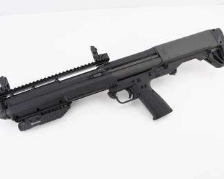 Make: Keltec
Model: KSG
Caliber: 12 GA
Action: Pump
Barrel: 18.5
Bore: Shiny
Serial # XXRK70
Condition: Excellent
The KelTec KSG 12 GA is a revolutionary pump-action shotgun, introduced in 2011, known for its dual-tube magazine system holding up to 14 rounds. Compact and versatile, it features a bullpup design for enhanced maneuverability, making it a favorite among tactical enthusiasts and home-defense users. Widely recognized for its appearance in films and video games, the KSG combines innovation and reliability, offering a unique blend of power and modern design for collectors and shooters alike. Please see photos.