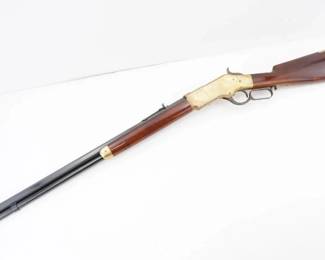 Make: A.Uberti
Model: 6796
Caliber: 45 Colt
Action: Lever
Barrel: 24
Bore: Frosty
Serial # W13333
Condition: Very Good
Importer: Stoger
Manufactured in Italy since the late 1980s, this A. Uberti 6796 .45 Colt faithfully reproduces the legendary Colt Single Action Army. With its precision-engineered single-action mechanism, authentic walnut grip, and period-correct detailing, it offers both reliable performance and collectible appeal. Revered in Western reenactments and film, this piece not only operates as a functional firearm but also embodies the enduring spirit of America’s frontier legacy. Please see photos.