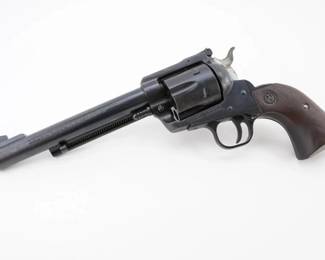 Make: Ruger
Model: New Model Blackhawk
Caliber: .41 Mag
Action: SA
Barrel: 6.5
Bore: Shiny
Serial # 41-29028
Condition: Very Good
This Ruger New Model Blackhawk in .41 Magnum, produced in 1973, offers exceptional reliability and power. Featuring a durable stainless steel frame, a 6.5-inch barrel, and a single-action mechanism, it provides superior accuracy and performance. Its sleek, well-maintained finish and ergonomic design make it a standout piece for collectors and shooters alike. This classic revolver combines Ruger's renowned craftsmanship with the versatility of the powerful .41 Magnum cartridge. Please see photos.