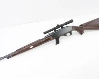 Make: Remington
Model: MOHAWK 10 C
Caliber: 22 L.R.
Action: Semi
Barrel: 18.5
Bore: Bright
Serial # 2527466
Condition: Very Good
Up for auction is a functional Remington Mohawk 10 C .22 LR rifle, produced circa 1988, featuring a precision Baraska 4x15 scope. Celebrated for its reliability in community marksmanship events and local competitive shooting, it stands as a testament to late-20th-century American sporting arms. Despite a broken charging handle, the rifle remains operational, offering collectors a unique piece of firearm history with enduring cultural significance. Please see photos.