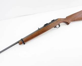Make: Ruger
Model: 10-22
Caliber: .22 LR
Action: Semi
Barrel: 18.5
Bore: Bright
Serial # D100213
Condition: Very Good
This Ruger 22-Oct .22 LR rifle, a distinguished variant of the iconic Ruger series produced by Sturm, Ruger & Co. since 1964, boasts reliable semi-automatic operation and a single detachable magazine. Its precision engineering and crisp trigger have made it a favorite in competitive plinking and local sporting events, reflecting a deep-rooted legacy in America’s shooting culture and a prized find for collectors and enthusiasts alike. Please see photos.