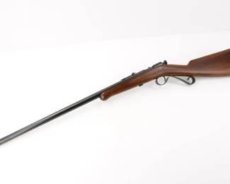 Make: Winchester
Model: 04A
Caliber: .22 S/L/LR
Action: Bolt
Barrel: 18.5
Bore: Bright
Serial # NSN
Condition: Excellent
Produced between 1904 and 1931, the Winchester 04A is a single-shot, bolt-action .22 rifle chambered for Short, Long, and Long Rifle that exemplifies the brand’s timeless craftsmanship. Built to endure rough training environments, it served as