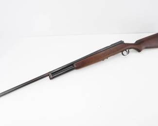 Make: J.C. Higgins
Model: 583.1
Caliber: 12 GA
Action: Bolt
Barrel: 27
Bore: Shiny
Serial # NSN
Condition: Very Good
The J.C. Higgins 583.1 12 GA shotgun, produced between 1958 and 1968, is a well-regarded pump-action firearm. Manufactured by High Standard for Sears under the J.C. Higgins brand, it features a solid walnut stock, a 28-inch barrel, and a reliable pum