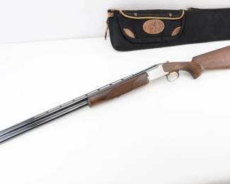 Make: Browning
Model: 525
Caliber: 20 Gauge
Action: Break
Barrel: 28
Bore: Shiny
Serial # 19743MX131
Condition: Very Good
This Browning 525 20 gauge, manufactured in the early 1960s, exemplifies precision engineering with its reliable pump-action system and expertly crafted barrel for consistent shot patterns. Renowned for its balanced design and refined finish, it garnered acclaim in competitive sporting clays and shooting events, reflecting its cultural significance. A celebrated piece of Browning’s storied legacy, it remains a prized collectible among firearm enthusiasts. Please see photos.
