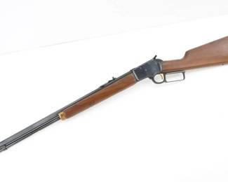 Make: Marlin
Model: 39 Century Ltd.
Caliber: 22 S. L. LR
Action: Lever
Barrel: 20
Bore: Bright
Serial # 23817
Condition: Great
The Marlin 39 Century LTD .22 S/L/LR, produced from 1970 to 1971, commemorates Marlin's 100th anniversary with a gold medallion inlaid in its receiver and stock. Known for its sleek lever-action design, blued steel barrel, and walnut stock, it embodies precision and reliability. This model reflects Marlin's legacy in American firearms craftsmanship, cherished for small game hunting and target shooting. A collector's piece symbolizing a century of excellence in firearm history. Please see photos.