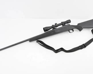 Make: Winchester
Model: 70
Caliber: 270 Win
Action: Bolt
Barrel: 26
Bore: Shiny
Serial # G2364701
Condition: Very Good
The Winchester Model 70 chambered in .270 WIN is a legendary bolt-action rifle, celebrated for its precision, reliability, and craftsmanship since its debut in 1936. This example features a Simmons Buckmaster scope, enhancing its accuracy for hunting and sport shooting. Revered as the "Rifleman's Rifle," it has a storied history in American culture, earning trust in the field and on the range. Its enduring design and performance continue to set the standard for excellence. Pleases see photos.