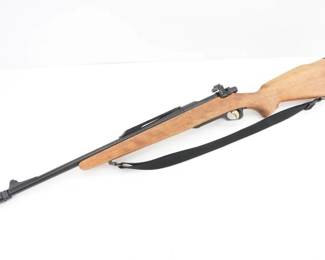 Make: Remington
Model: Mohawk-600
Caliber: .308 WIN
Action: Bolt
Barrel: 21
Bore: Shiny
Serial # A6390078
Condition: Very Good
The Model 600 was designed to be a guide rifle. Its most noticeable feature was the vent rib barrel. There were approximately 94,086 rifles produced. The Mohawk features a 18.5 in (47 cm) barrel with no rib. It was a promotional model produced from 1971-1980. The rifle is chambered in .308 WIN and remains in good condition. The metal of the rifle has been refinished. Please see the photos.