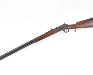 Make: Marlin
Model: 1892
Caliber: .22 S/L/LR
Action: Lever
Barrel: 24
Bore: Frosty
Serial # 73299
Condition: Good
The Marlin 1892 is a classic lever-action rifle chambered for .22 Short, Long, and Long Rifle cartridges, produced from 1895 to 1916. Renowned for its smooth operation and precision, it features a compact design ideal for small game hunting and target shooting. Its production marked a significant era in firearm innovation, reflecting Marlin's craftsmanship. This rifle remains a prized piece for collectors, embodying the rich history of American gun culture during the late 19th and early 20th centuries. Please see photos.