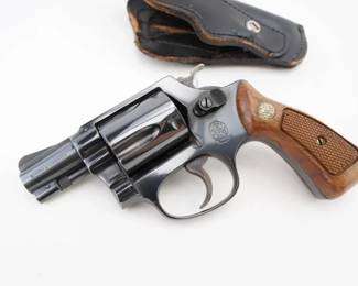 Make: Smith & Wesson
Model: 36
Caliber: .38 SPL
Action: DA
Barrel: 2
Bore: Shiny
Serial # J248447
Condition: Very Good
An authentic Smith & Wesson Model 36 .38 Special revolver, this meticulously crafted firearm boasts a smooth double-action trigger, robust construction, and enduring reliability. Manufactured between 1950 and 1982, it played a pivotal role in law enforcement and self-defense during America’s transformative mid-century era. Its accompanying holster enhances its collectible appeal while reflecting a storied presence in both protective service and cultural history. Please see photos.