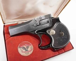 Make: High Standard
Model: DM-101
Caliber: .22 MAG
Action: Break
Barrel: 3.5
Bore: Shiny
Serial # 1306329
Condition: Very Good
This High Standard DM-101 .22MAG, produced from 1971 to 1976, exemplifies precision engineering with its crisp trigger, precision-rifled barrel, and fixed target sights. Renowned in American competitive marksmanship, it featured prominently in regional target shooting championships, symbolizing mid-century sporting excellence. Its balanced design and reliable performance make it a coveted collector’s piece and a lasting cultural icon in shooting history. Comes with a box. Please see photos.