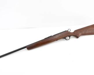 Make: Marlin
Model: Glenfield Mod 10
Caliber: .22 S/L/LR
Action: Bolt
Barrel: 24
Bore: shiny
Serial # NSN
Condition: Good
The Marlin Glenfield Model 10 is a bolt-action .22 rifle, chambered for .22 Short, Long, and Long Rifle cartridges. Produced between 1966 and 1978, it features a single-shot design with a 22-inch barrel and a durable hardwood stock. Renowned for its simplicity, accuracy, and reliability, it became a staple for training young shooters and small-game hunting. Its cultural significance lies in its role as a trusted firearm for generations of American families and outdoor enthusiasts. Please see photos.