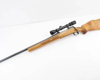 Make: Savage Arms
Model: 110L
Caliber: 7x57
Action: Bolt
Barrel: 26
Bore: Shiny
Serial # 60907
Condition: Excellent
This left-handed Savage Arms 110L 7x57, manufactured in 1984, pairs a rare left-handed bolt with the enduring accuracy of the classic 7x57 Mauser cartridge. Fitted with a Bushnell Banner III 3x-9x scope, its precision engineering has excelled in competitive field trials and storied big-game hunts, epitomizing American craftsmanship and a celebrated legacy in sporting arms. Please see photos.
