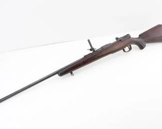 Make: Arisaka
Model: Type 99
Caliber: 7.7
Action: Bolt
Barrel: 25.75
Bore: Frosty
Serial # 34107
Condition: Very Good
Importer: NVI
This authentic Arisaka Type 99 7.7, manufactured between 1939 and 1945, features its original mum intact alongside a sport stock and airplane sights. A remarkable example of Japanese military engineering, it served in the Pacific War and remains a tangible link to World War II history. Its preserved condition and unique modifications render it an exceptional collectible for discerning historians and arms enthusiasts alike. Please see photos.