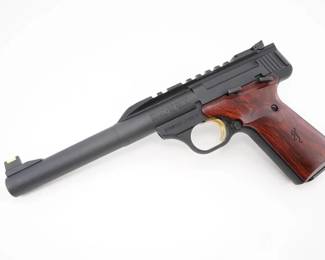 Make: BROWNING
Model: BUCK MARK
Caliber: 22 LONG RIFLE
Action: Semi
Barrel: 7.25
Bore: Shiny
Serial # BRUS29940YM515
Condition: Great
Exquisitely engineered, this Taurus 17 17 HMR (serial number VK993420) was manufactured in 2003 by Taurus International. Chambered in .17 HMR, its polymer frame, refined trigger system and ambidextrous controls deliver exceptional precision and rapid target acquisition. Celebrated in competitive shooting exhibitions, this model embodies Taurus’s early-2000s innovation and reliability, earning accolades among collectors and marksmen alike. Please see photos.