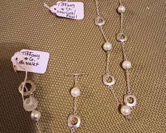 Necklace and bracelet signed Tiffany and co.