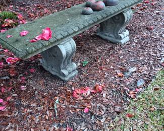 Concrete bench