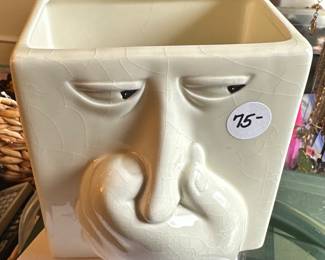 Fitz and Floyd Stinking Face Banking Soda Holder