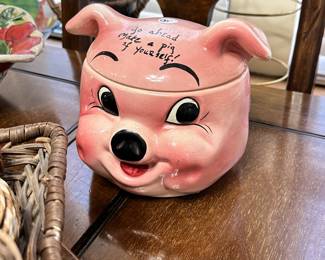 Pig Cookie Jar