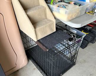 Dog Crate and Steps
