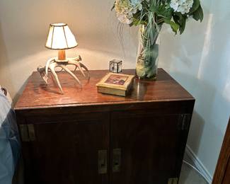 MCM Cabinet, Lamp, Decor