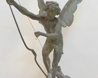 Spelter statue, LAmour Irresistible, Par M. Cassavetti