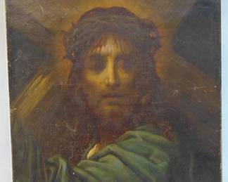 Oil, Ecce Homo, signed Gustave Dore